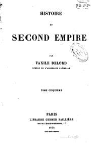 Tapa de Histoire du second empire (1848-69): (1848-69)