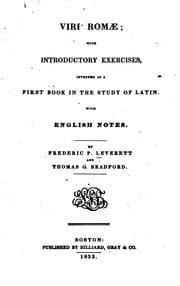 Tapa de Viri Romæ With Introductory Exercises Intended As A First Book In The Study Of Latin; With English Notes