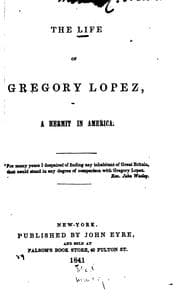 Tapa de The Life of Gregory Lopez: A Hermit in America