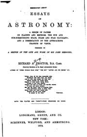 Tapa de Essays on astronomy