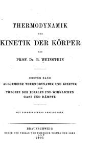Tapa de Thermodynamik und Kinetik der Körper