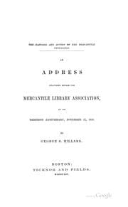 Tapa de The Dangers and Duties of the Mercantile Profession: An Address Delivered Before the Mercantile ..