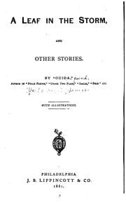 Tapa de A Leaf in the Storm: And Other Stories