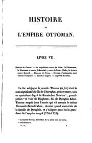 Tapa de Histoire de l'empire ottoman depuis son origine jusqu'à nos jours
