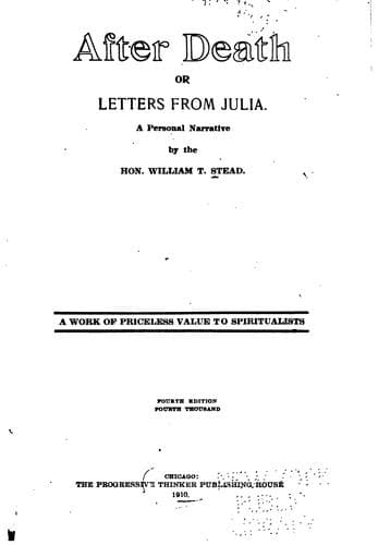 Tapa de After Death; Or Letters from Julia