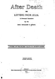 Tapa de After Death; Or Letters from Julia