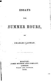 Tapa de Essays for summer hours