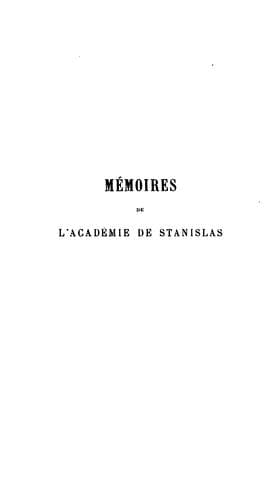 Tapa de Mémoires