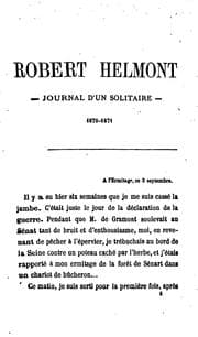 Tapa de Robert Helmont: études et paysages