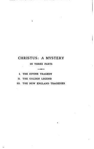 Tapa de Christus: A Mystery