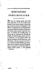 Tapa de Les amours pastorales de Daphnis et de Chloé