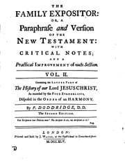 Tapa de The family expositor, or, A paraphrase and version of the New Testament
