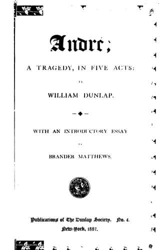 Tapa de André: A Tragedy in Five Acts