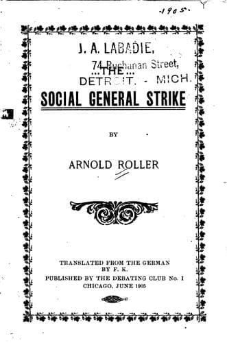 Tapa de The Social General Strike