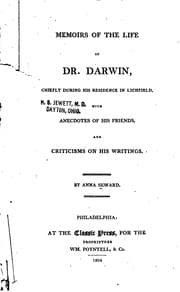Tapa de Memoirs of the Life of Dr. Darwin: Chiefly During His Residence in Lichfield ..