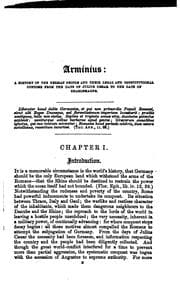 Tapa de Arminius: a history of the German people and of their legal and constitutional customs, from the ..