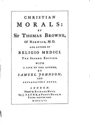 Tapa de Christian morals