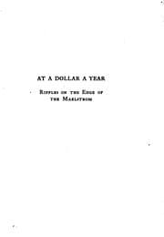 Tapa de At a dollar a year