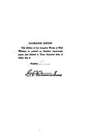 Tapa de The Complete Prose Works of Walt Whitman