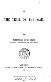 Tapa de On the trail of the war
