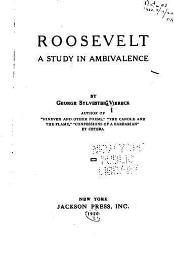 Tapa de Roosevelt: A Study in Ambivalence