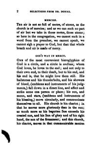 Tapa de Selections from the works of John Donne