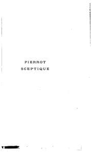Tapa de Pierrot sceptique: pantomime