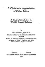 Tapa de A Christian's Appreciation of Other Faiths