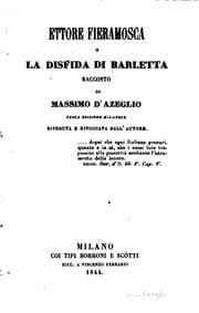 Tapa de Ettore Fieramosca, o, La disfida di Barletta