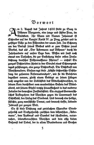 Tapa de Der Ackermann aus Böhmen