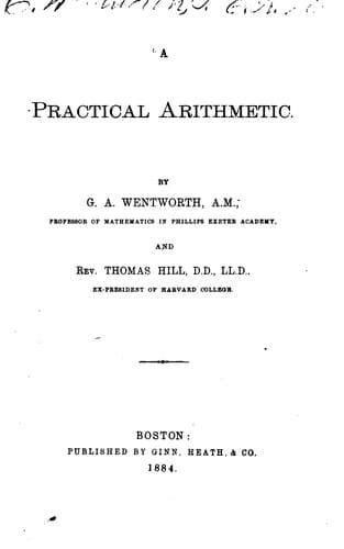 Tapa de A Practical Arithmetic