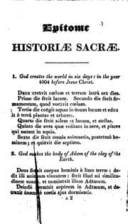 Tapa de Epitome historiae sacrae, auctore L'Homond