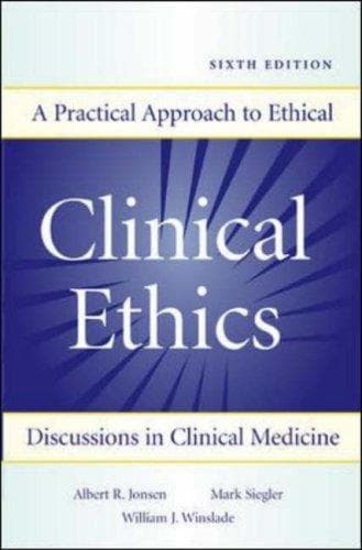 Tapa de Clinical ethics