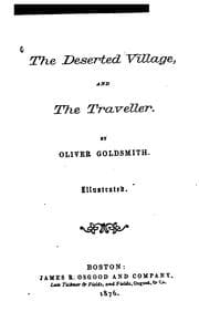 Tapa de The Deserted Village and The Traveller: Poems