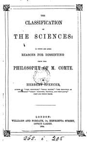 Tapa de The Classification of the Sciences: To which are Added Reasons for Dissenting from the ..