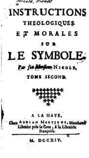 Tapa de Instructions theologiques et morales sur le symbole