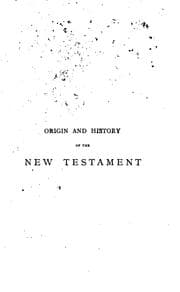 Tapa de Origin and history of the New Testament