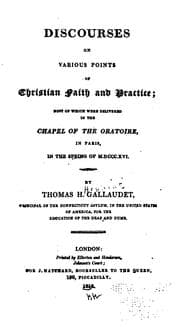 Tapa de Discourses on Various Points of Christian Faith and Practice: Most of which Were Delivered in ..