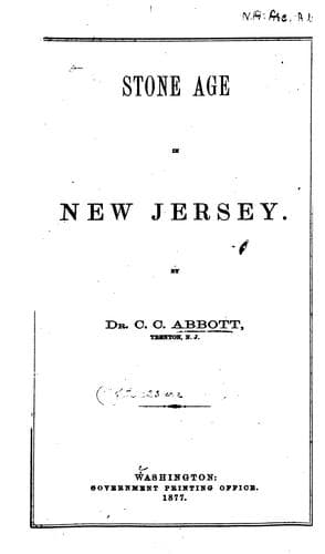 Tapa de Stone age in New Jersey