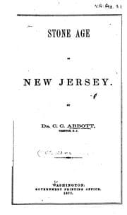 Tapa de Stone age in New Jersey