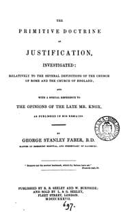 Tapa de The primitive doctrine of justification investigated. [With] Appendix