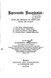 Tapa de Representative Nonconformists: With the Message of Their Life-work for To-day