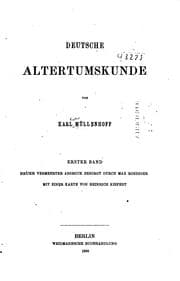 Tapa de Deutsche Alterumskunde