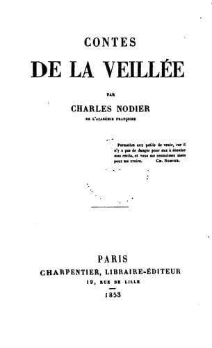 Tapa de Contes de la veillée