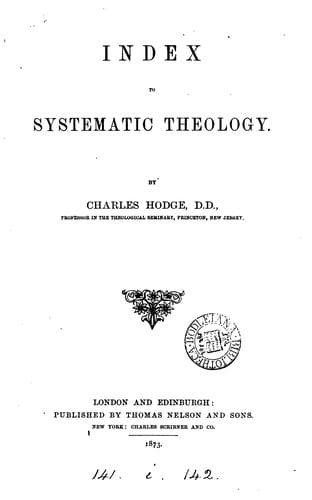 Tapa de Systematic Theology