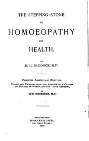 Tapa de THE STEPPING-STONE TO HOMOEOPATHY AND HEALTH