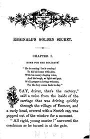 Tapa de Brother Reginald's Golden Secret: A Tale for the Young