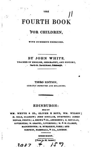 Tapa de The fourth book for children