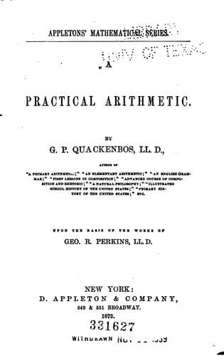 Tapa de A Practical Arithmetic