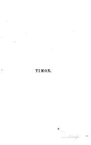 Tapa de Timon, a Play; Now First Printed.: A Play ; Now First Printed